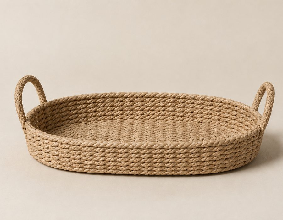 Woven Entryway Basket